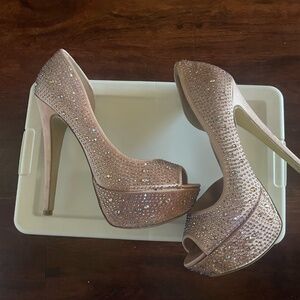 Vintage 90's Bakers Rhinestone  shoes Size 7.5